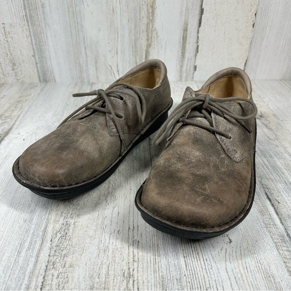 Alegria Bre-603 Stonewall Comfort Lightweight Oxford Laced Shoes #425